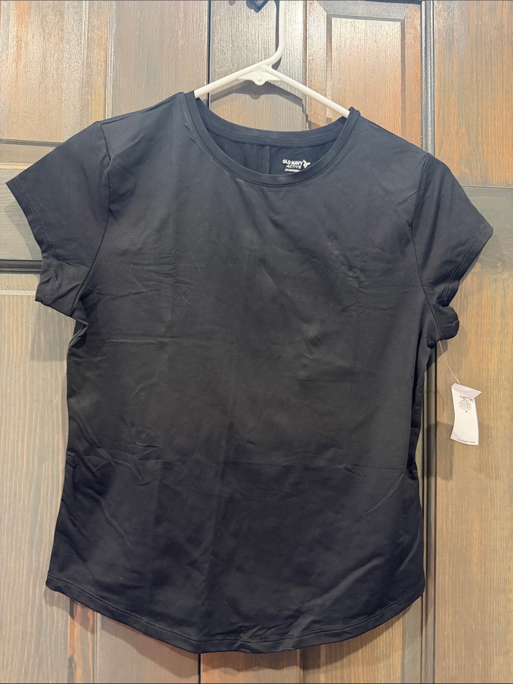 Old Navy Black Short Sleeve Crewneck Tee women’s medium NWT